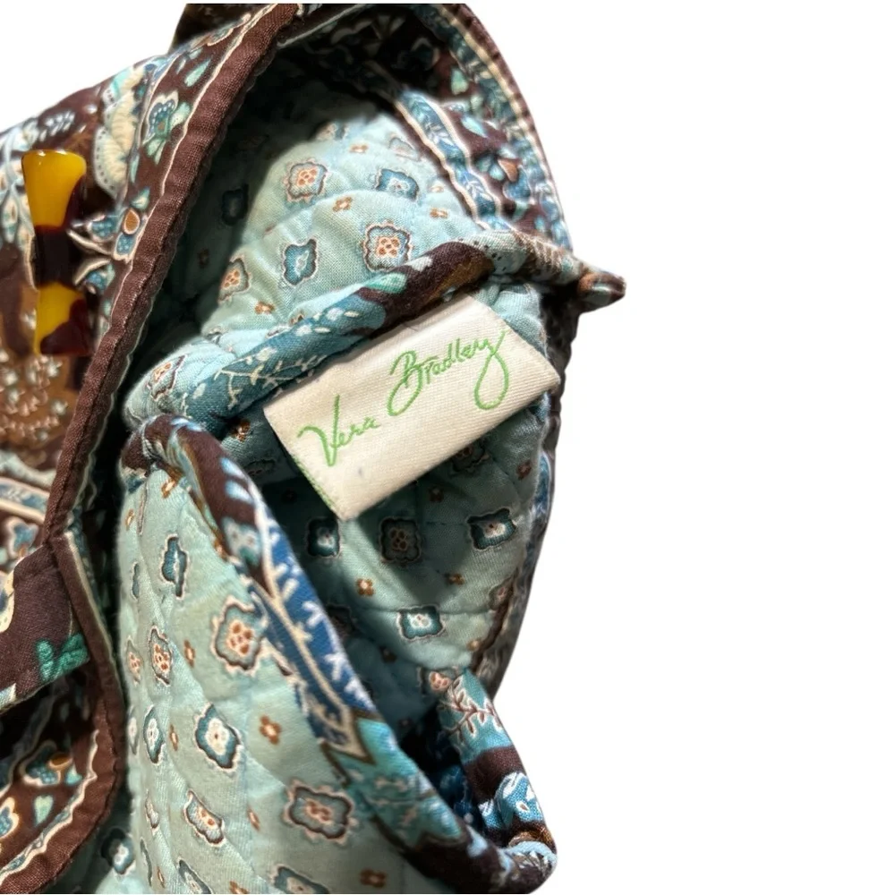 Vera Bradley Java Blue Pattern Tote‎ Bag